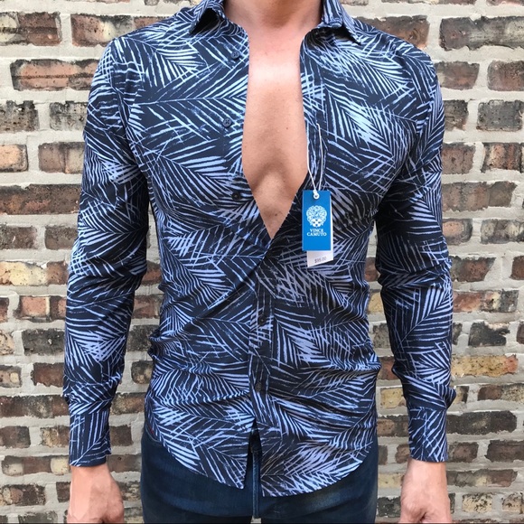 Vince Camuto Floral Shirt (S/M) - Picture 4 of 8